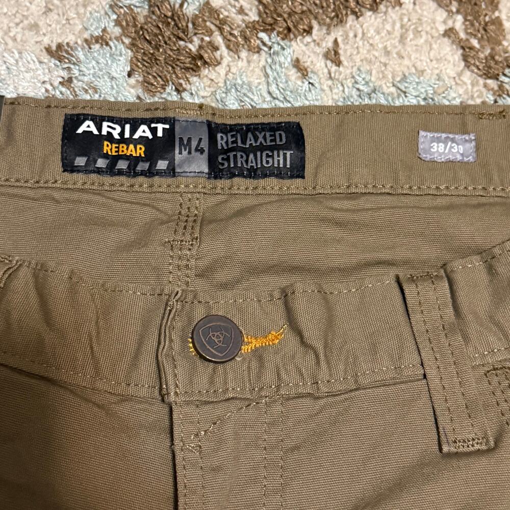 NWT Ariat M4 Rebar Relaxed Straight Carpenter Work Pants Size 38x30 - Picture 6 of 6